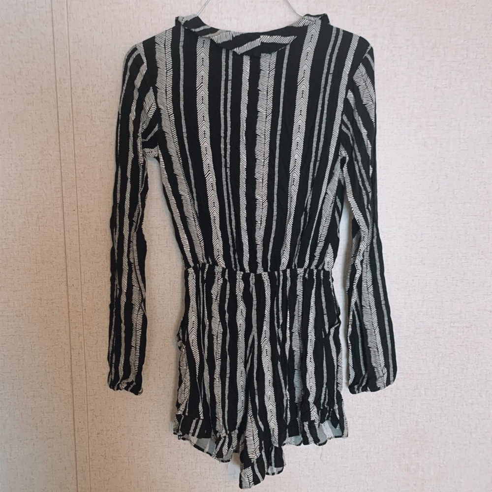Black and Tan romper